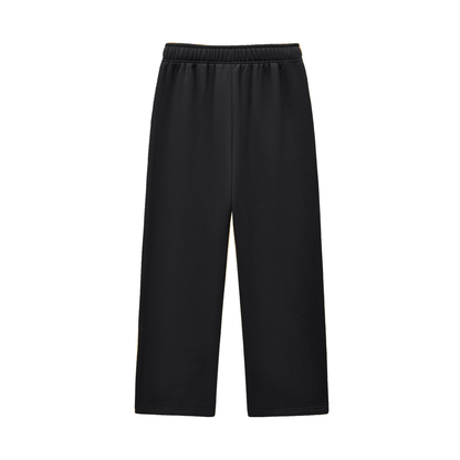 21 Contrast-Stitched Sweatpants [ Black ]